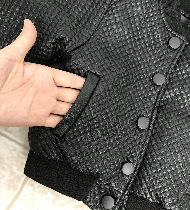 Осенне зимнее пальто для мальчиков детская куртка из искусственной кожи модная