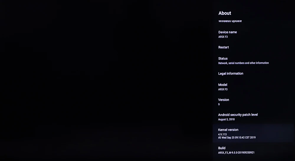 A95x F3 RGB светильник ТВ приставка Android 9,0 Макс 4 Гб 64 Гб Amlogic S905X3 Смарт ТВ приставка 4 к USB3.0 H.265 Netflix Youtube Plex медиасервер