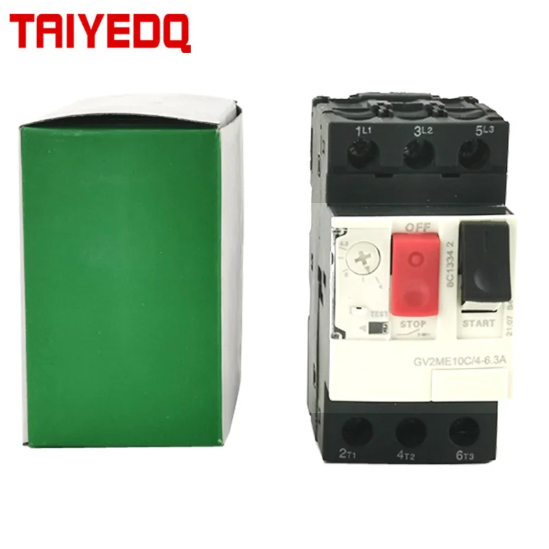 Disjuntor Térmico Magnético 3p para Proteção do Motor Disjuntor Mpcb Botão de Pressão Disjuntores