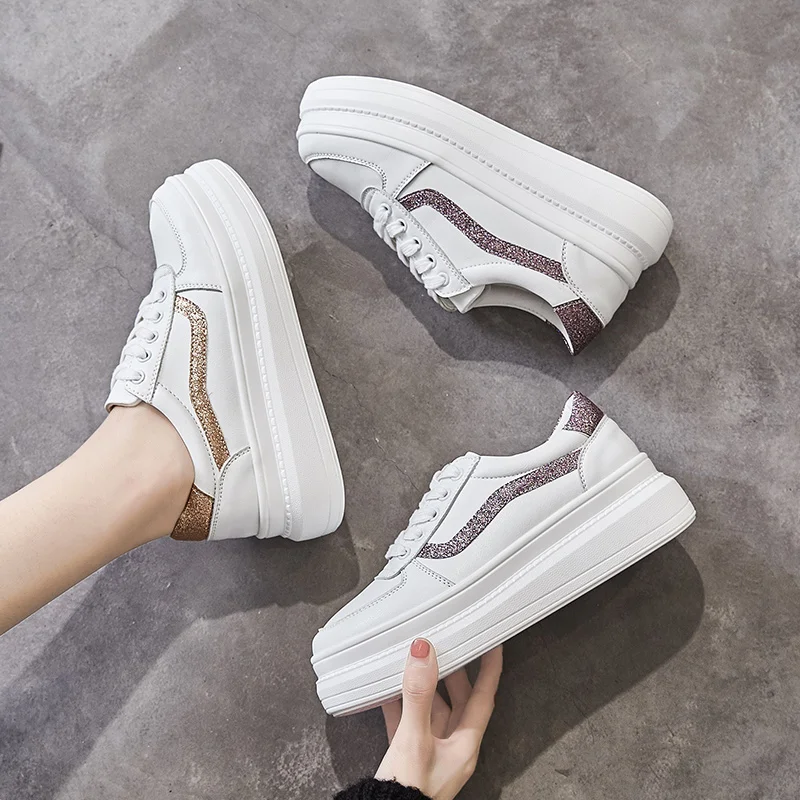 Женские теннисные туфли мягкие кроссовки на платформе спортивная обувь для