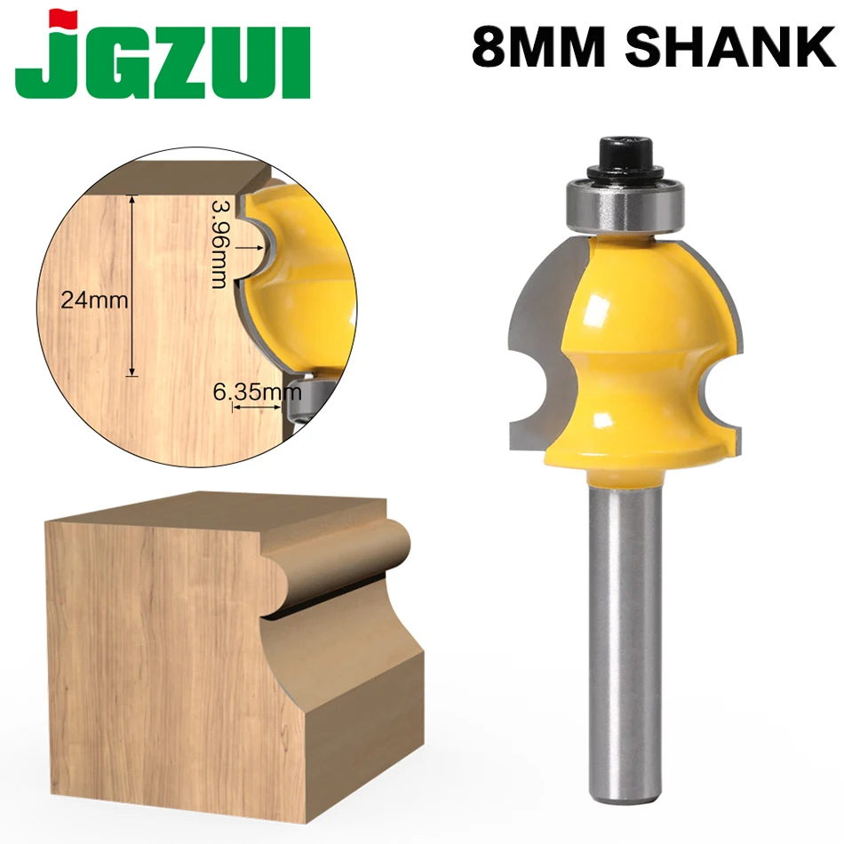 1 шт. 8 мм хвостовик линии архитектурная Лепка фреза для деревообработки|Фреза| |