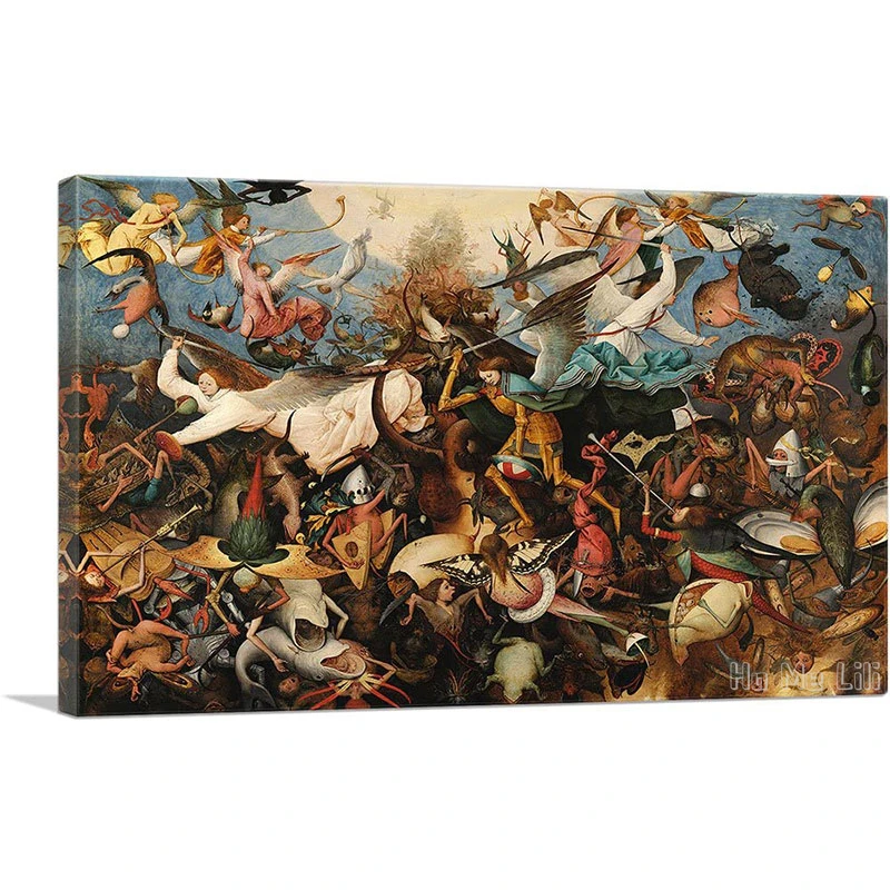 

The Fall Of The Rebel Angels Canvas By Ho Me Lili Wall Art Print Artwork For Living Room Home Office Decor