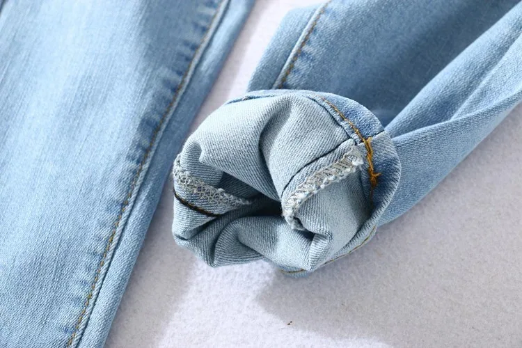 

Vintage Skinny Four Buttons High Waist Pencil Jeans Women Slim Fit Stretch Denim Pants Full Length Denim Tight Trousers