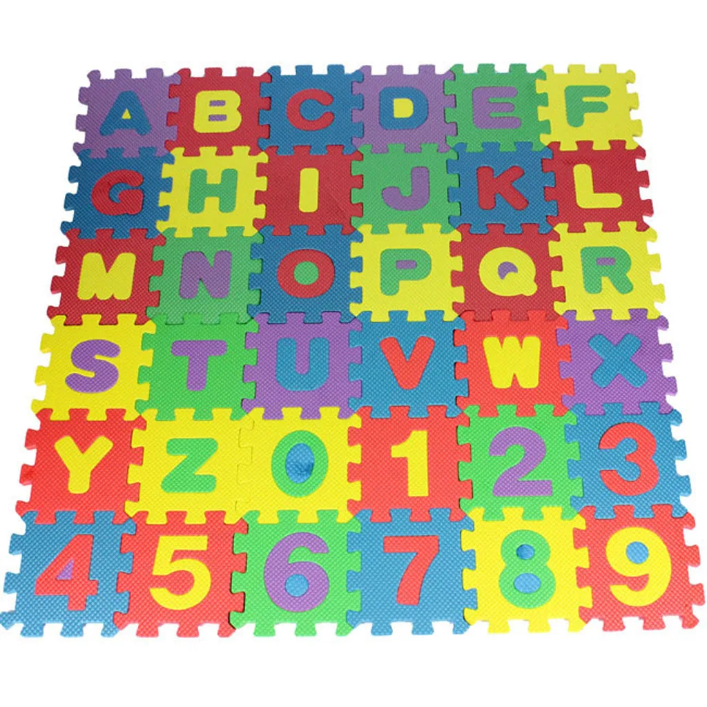 

36pcs Baby Child Number Alphabet Puzzle Foam Maths Educational Toy Gift Intelligence Jigsaw Puzzle Toys For Children Educational