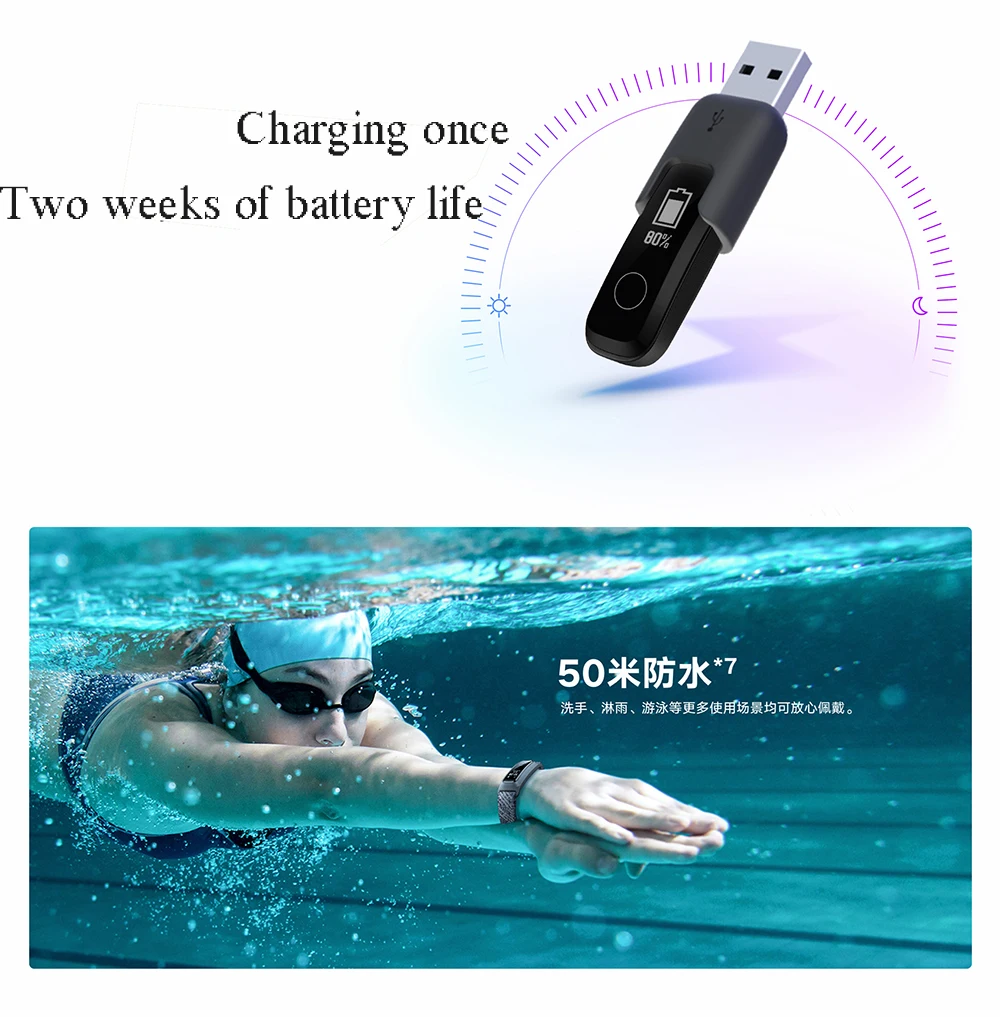 Honor Band 5 умный Браслет баскетбольная Версия спортивный фитнес-браслет анализ данных водонепроницаемый ручной двойной режим ношения