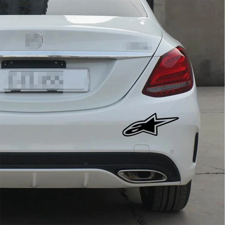 Светоотражающая Автомобильная наклейка в виде пентаграммы 18x7 6 см | Автомобили и
