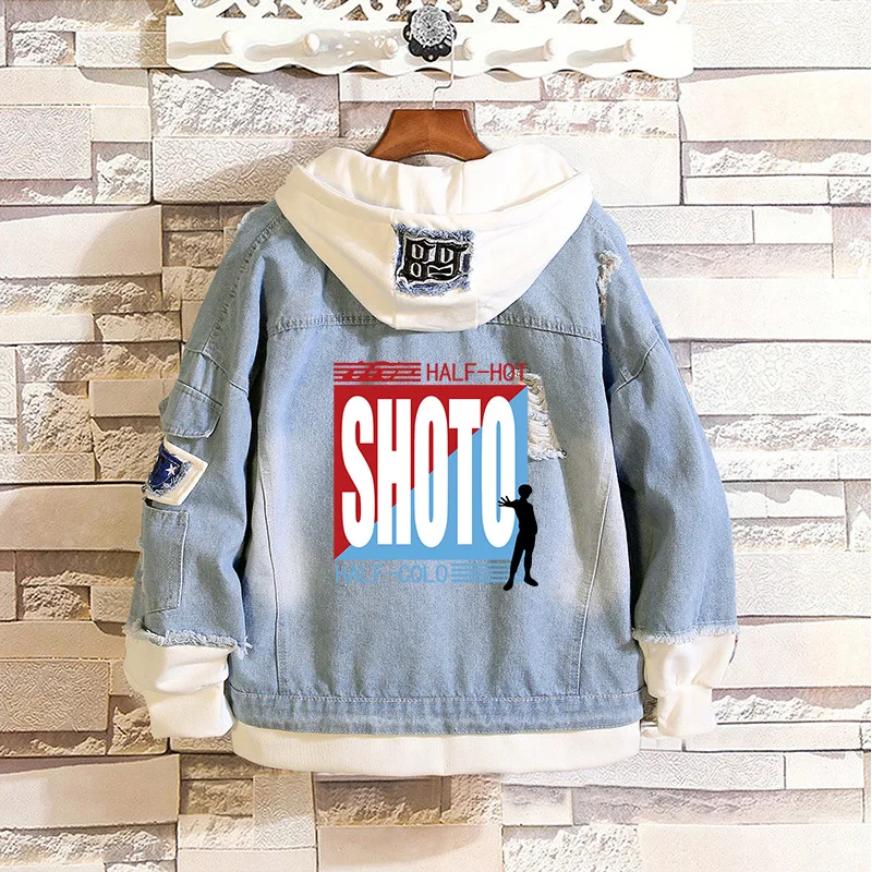 Аниме My Hero academic шото Тодороки костюмы для косплея атака на Титанов Fate синяя