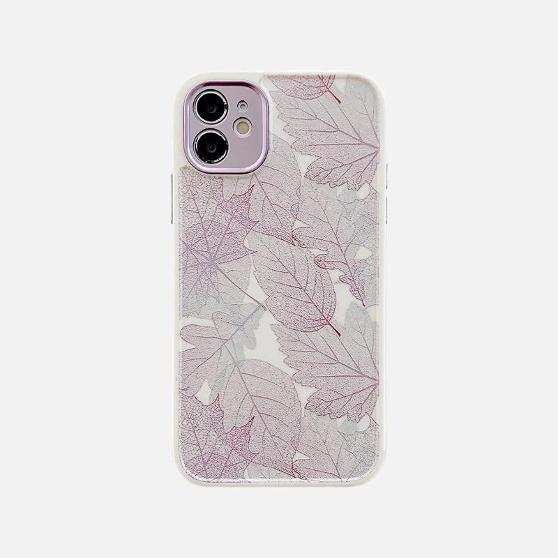 

Vintage Leaves Shockproof Phone Case For iPhone 11 Pro Max X XR XS Max 7 8 Plus SE2020 12 Soft TPU Back Cover Coque Funda Gift