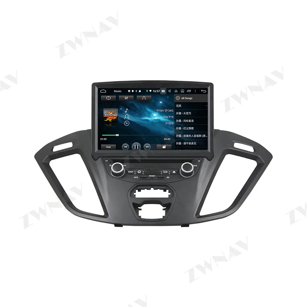 Android 10 4G + 128G для Ford Transit Custom 2016 мультимедийное радио GPS-навигация автомобильный