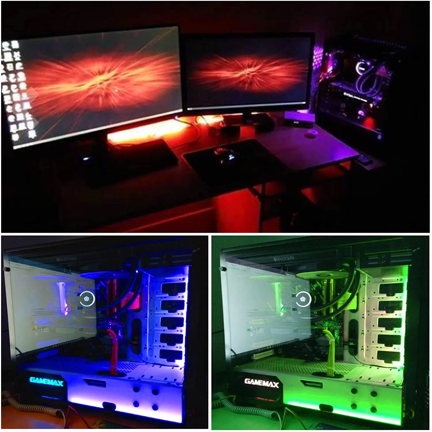 Светодиодная RGB лента 5050 для игр на ПК RGB-подсветильник ка материнской платы 12 В Aura