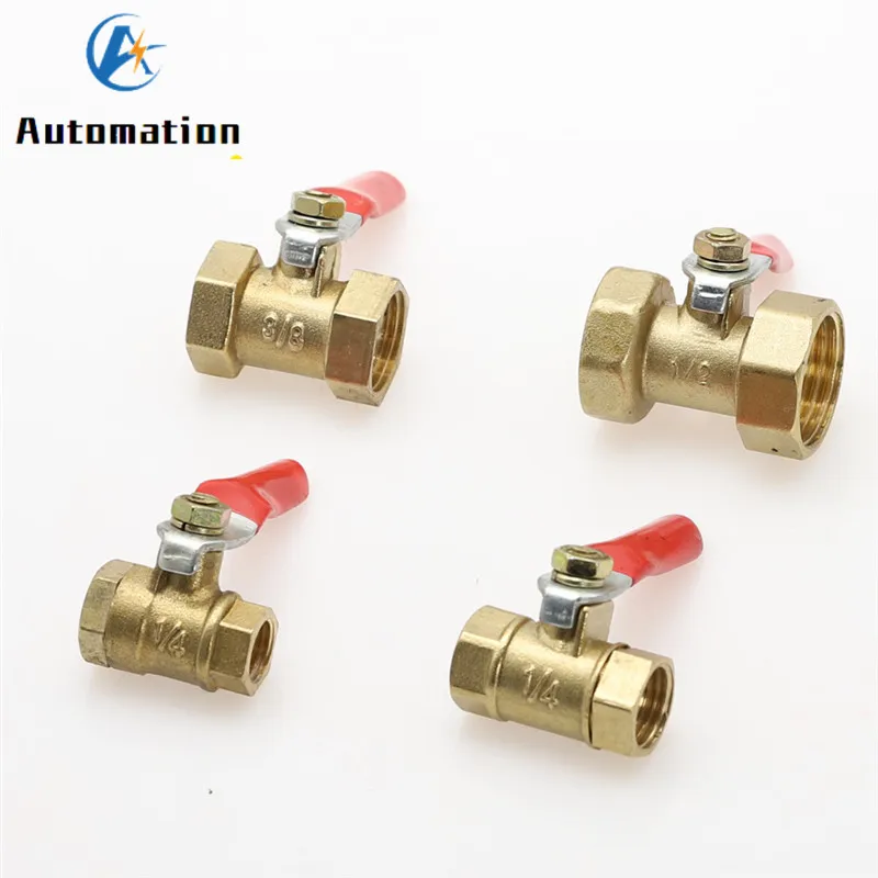 Пневматический 1/4 'Ɖ/8'' 1/2 ''BSP Женский резьбовой мини шаровой клапан