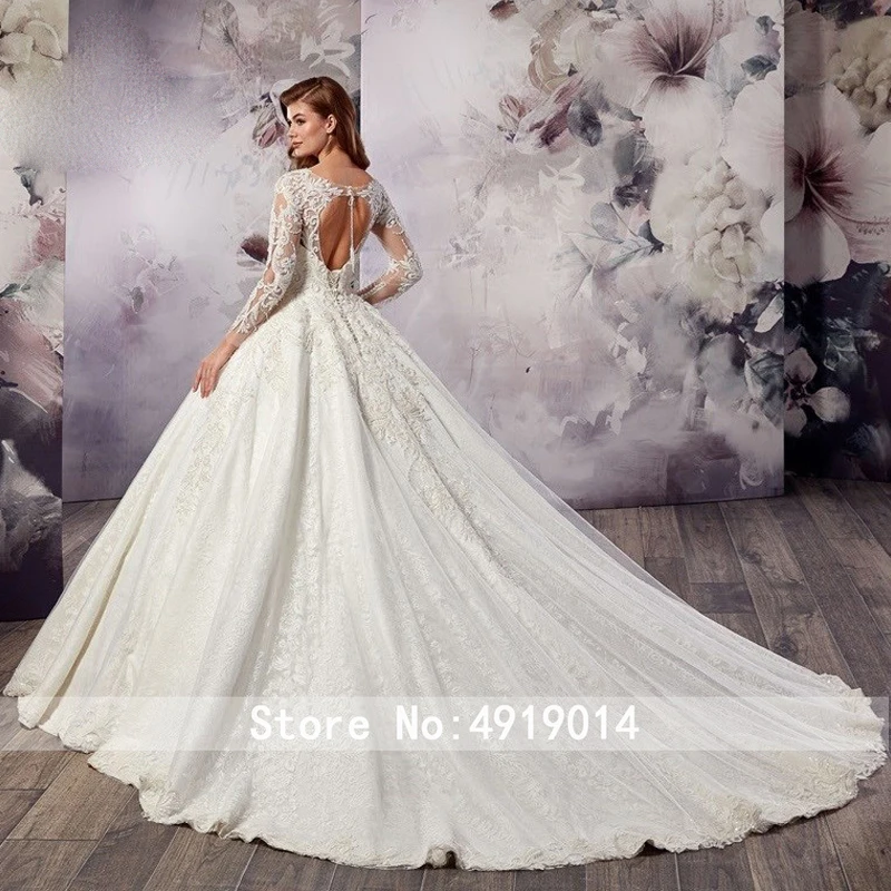 Buy 30 464 00 Off ゴージャスなドバイアラビア花嫁のウェディングドレス長袖レースのバックレス 19 ブライダルウェディングドレストルコ裁判所の列車の花嫁ドレス