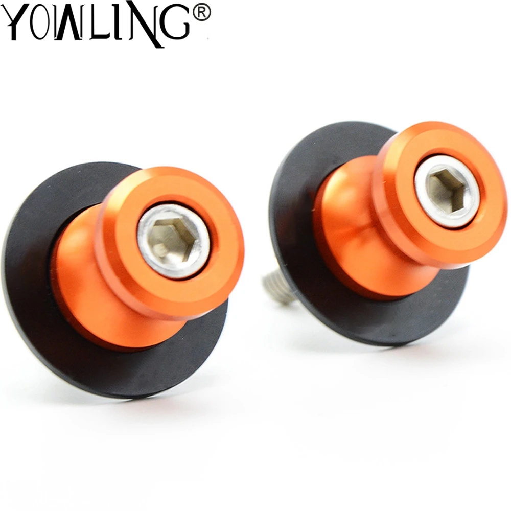 2017 высококачественные ЧПУ М10 катушки для мотоцикла ползунок оранжевого цвета 125