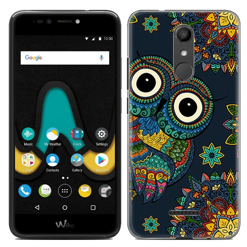Wiko Upulse Lite Case 5.2-inch Silicone Sot TPU Cartoon Cool for Phone Back Cover Funda |