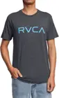 Мужская футболка с графическим рисунком RVCA, премиум Красная футболка с графическим рисунком, 100% хлопок, футболка с круглым вырезом и коротким рукавом, Мужская одежда, Топ
