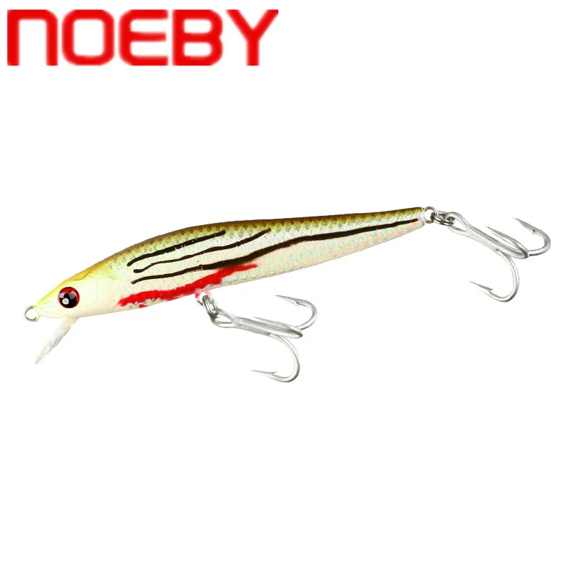 

NOEBY NBL9041 80 мм/5,5g 100m/11g жесткие приманки гольян рыболовная глубина погружения приманки 0-1m/0-1,2 м ABS Пластик Souple Carpe рыболовные снасти воблер (Wobbler)