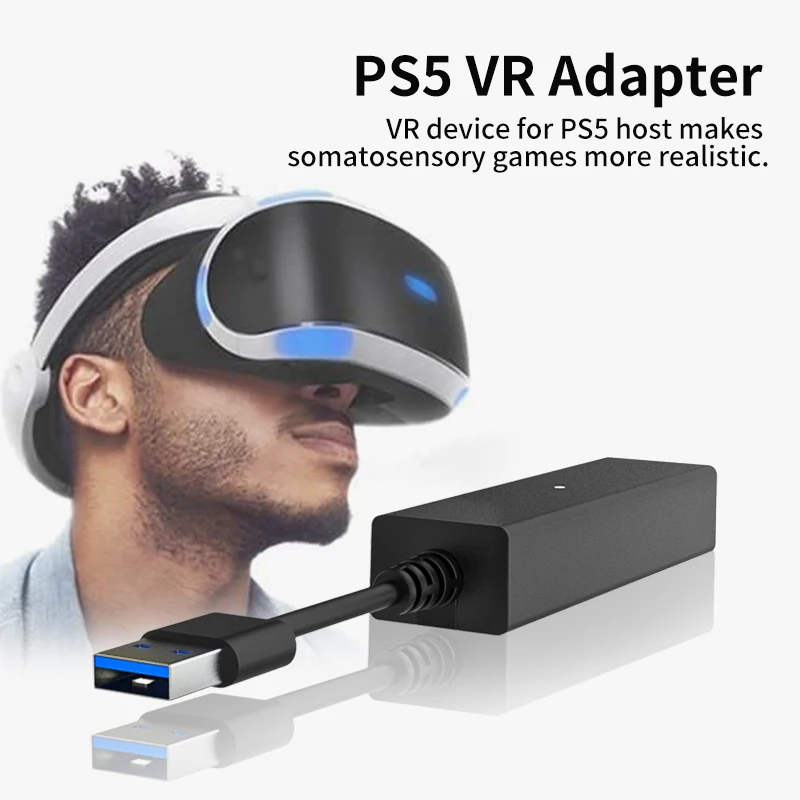 

For PS5 VR Cable Adapter USB3.0 Console Mini Camera Connector Play Parts Converter For PlayStation 5 Accessories