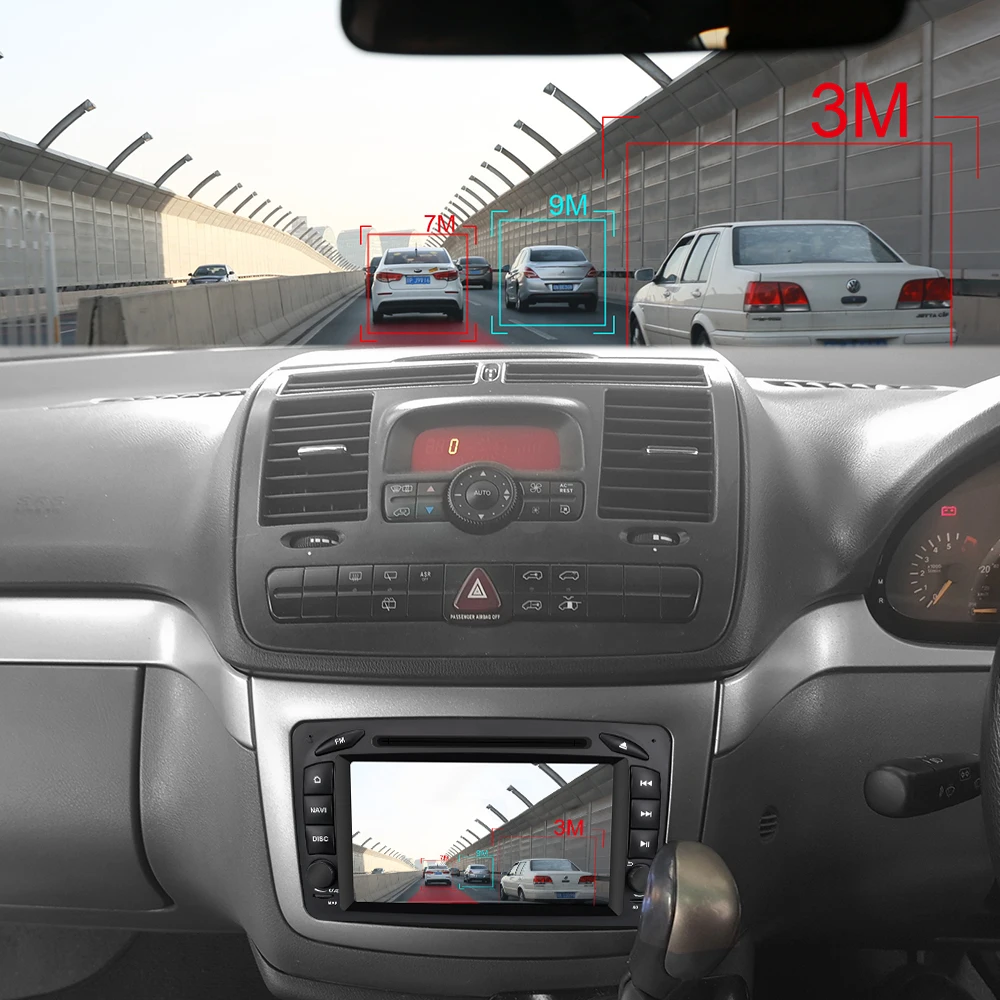 Автомагнитола Isudar 2 Din Android 9 для Mercedes/Benz/CLK/W209/W208/W463/Vaneo/Viano/Vito|Автомагнитолы| |