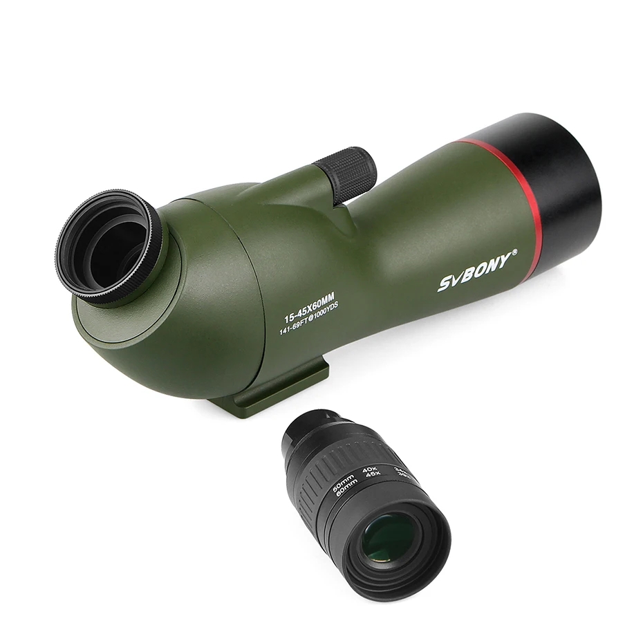 SVBONY SV19 телескоп 15-45x60 Зрительная труба водонепроницаемый BAK4 призма полностью многослойный объективный объектив для стрельбы и стрельбы из лука