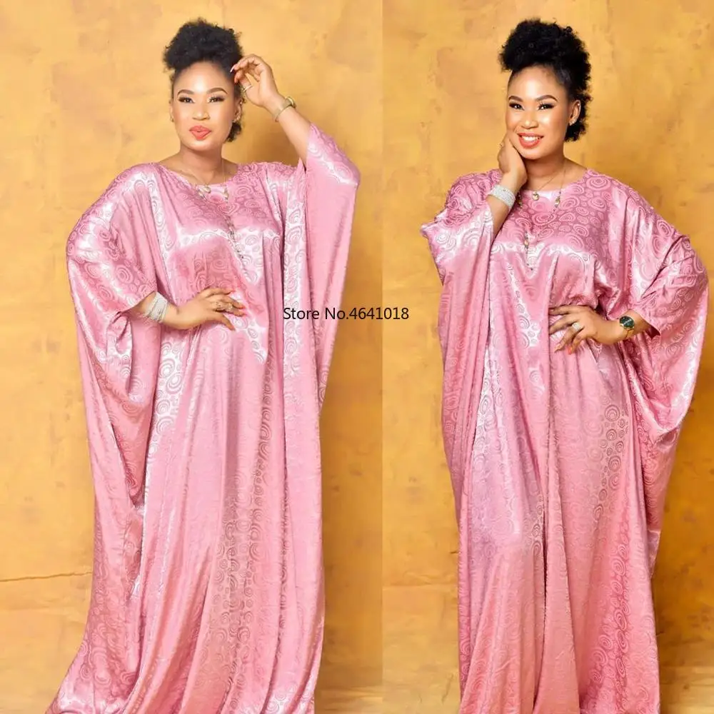 2020 традиционные модные атласные шелковые boubou африканские женские длинные платья