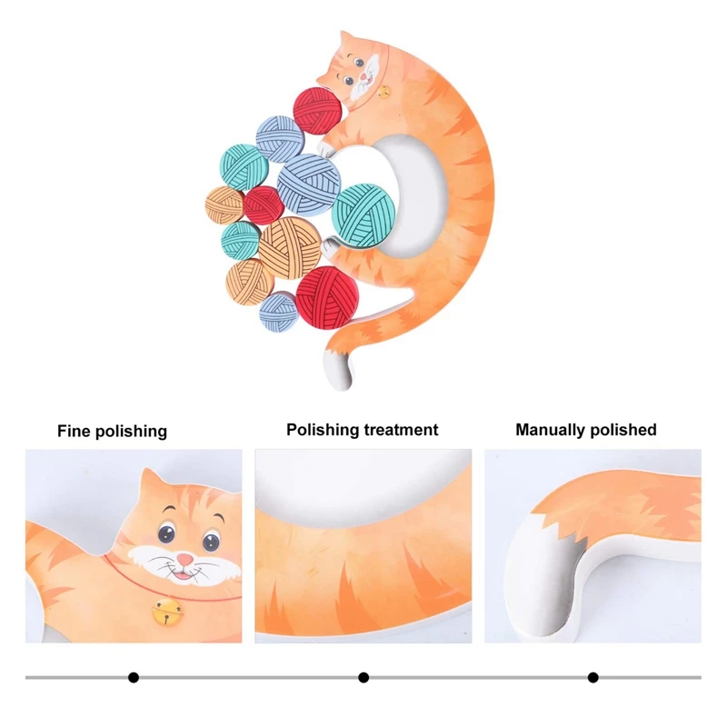 

1 Set Balance Building Block Toys Colorful Stacking Wood Blocks Early Educational Developmental Game Toy