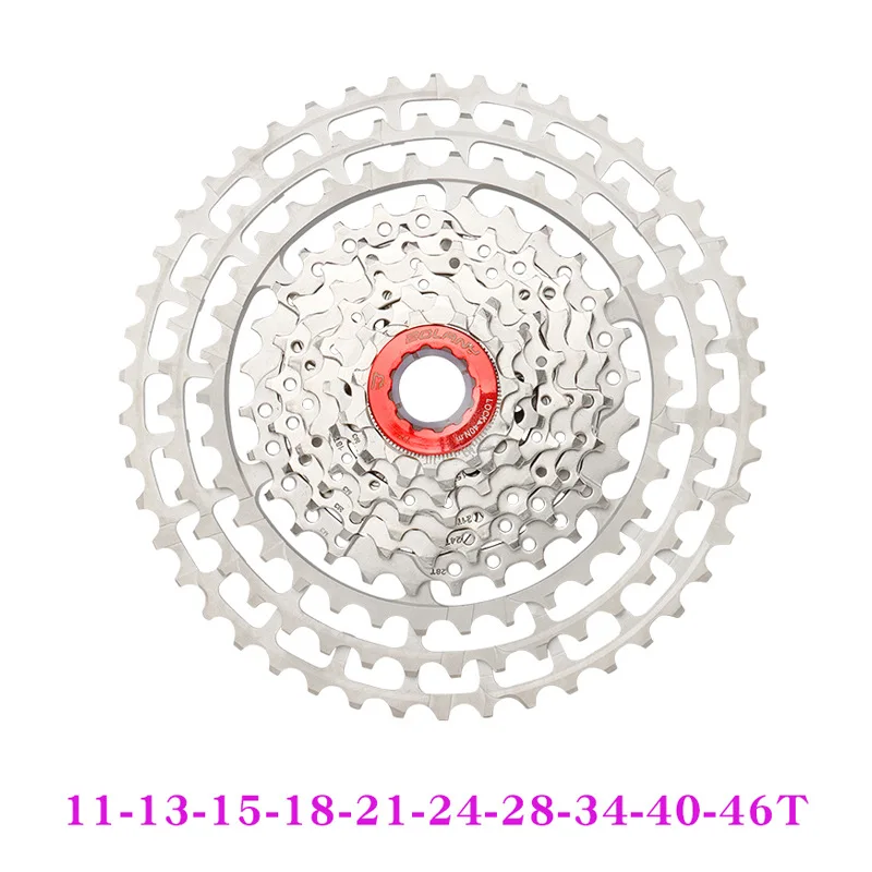Новый BOLANY 10 11 Скорость кассета MTB 11-46T горный велосипед свободного хода 10S