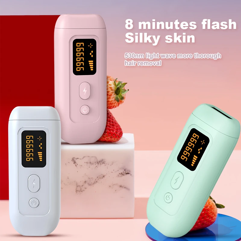

Professional Permanent IPL Hair Removal Laser Epilator For Women 999999 Flash Electric 5 Levels Painless Hair Removal Machine