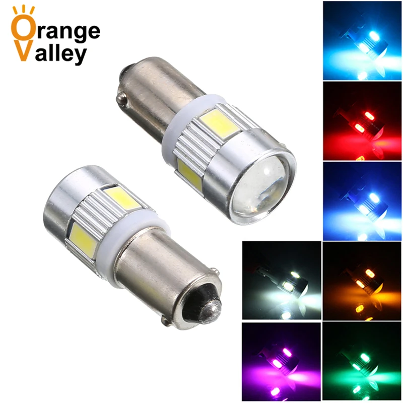 

100 шт. BA9S T4W H6W LED 5630 светодиодный LED боковой клиновидный свет внутренний сигнал Лампа DC 12V Белый