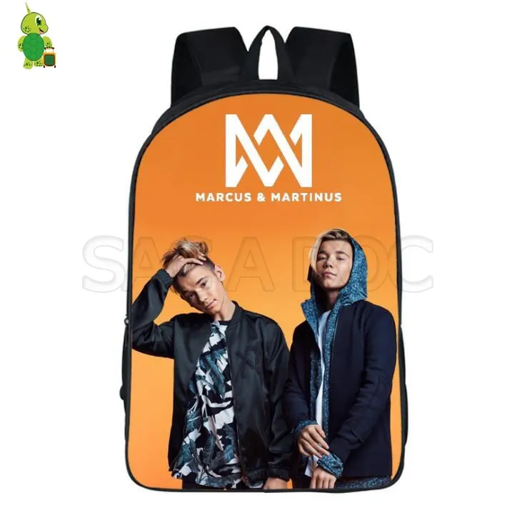Mochila Маркус и Мартинус рюкзак для женщин школьная сумка для подростков девочек мальчиков Водонепроницаемый модный рюкзак для путешествия Сумка - Цвет: 6