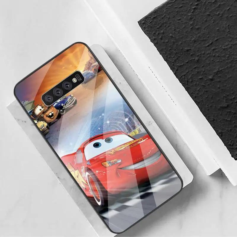 

Lightning Mcqueen Phone Cases Tempered Glass For Samsung S6 7 8 9 10 20 Plus Ultra Note8 9 10 10pro