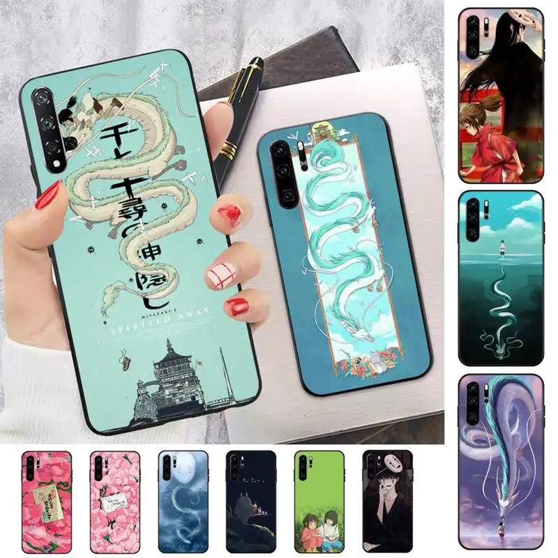 

Yinuoda Studio Ghibli Totoro Ponyo Spirited Away Phone Case for huawei P 6 7 8 9 10 20 30 40 pro plus lite p9 lite 2016