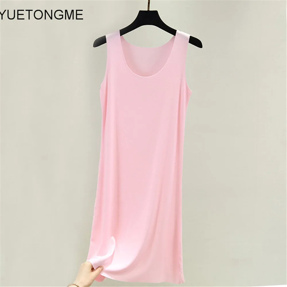 Женское облегающее платье без рукавов YUETONGME летнее эластичное модель BTL126|Женские