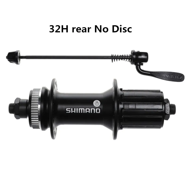 32H rear No Disc SHIMANO FH-RM35 концентратор горный велосипед 7 S/8 S/9 скорость универсальный замок дисковый тормоз карта быстросъемный вал 32 H/36 H и RT30 160 мм диск - Цвет: 32H rear No Disc