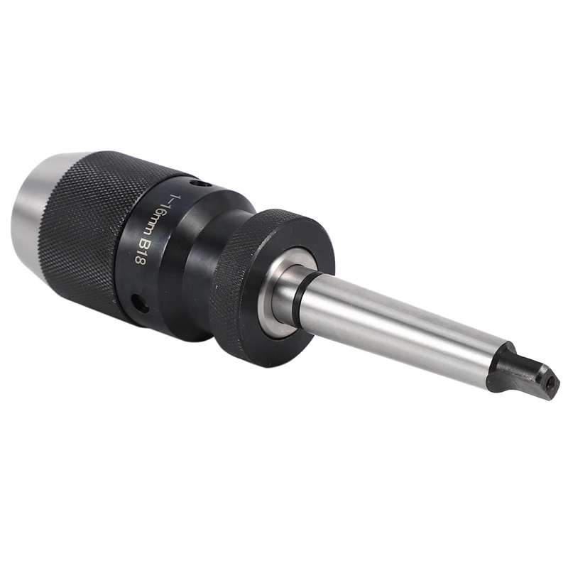 

Self Tighten Keyless Drill Chuck Mt2 B18 Shank Morse Taper 1-16Mm Mt3 B18 Mt4 B18 Light-Duty Hand Tightening Drill Chuck