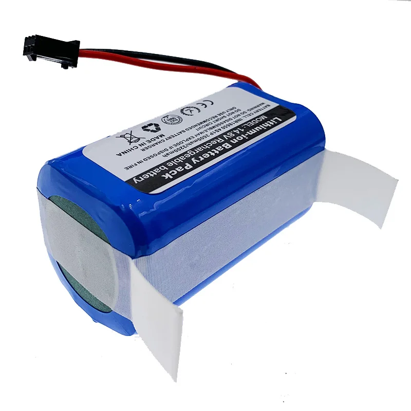 14.8 V 2600mAh 4S 1P 18650 Lithium Batterie Pack 68.4x36.9x36.9mm (4 Pieces Rechargeable Li-ion Batteries) For N9S Etc. - купить по
