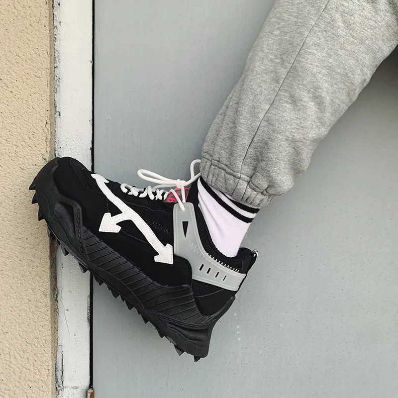 

Running Casual Shoes For Men Nice Summer Pop Fashion Sports Shoes Mesh Patchwork Lace-Up Board Shoes Thick Soled Couple Shoes