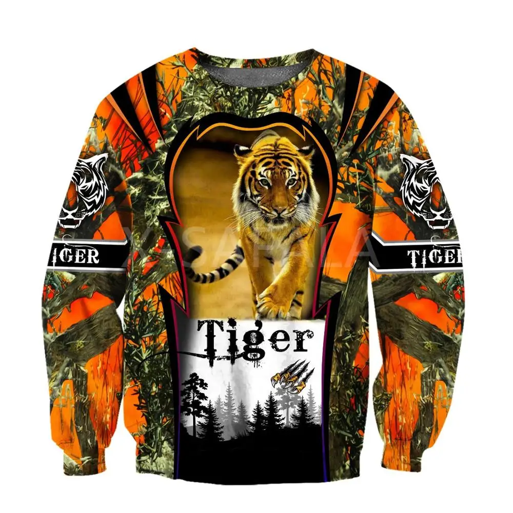 

Hunting Love Tiger Animal 3D All Print Hoodie Man Women Harajuku Outwear Zipper Pullover Sweatshirt Casual Unisex Jacket