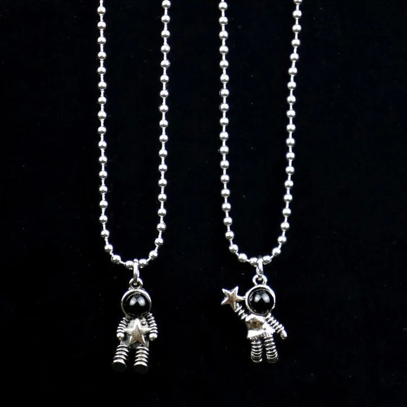 

Astronaut Chain couple a gift astronaut picking stars astronaut pendant ladies necklace aesthetic jewelry jewelry accessories