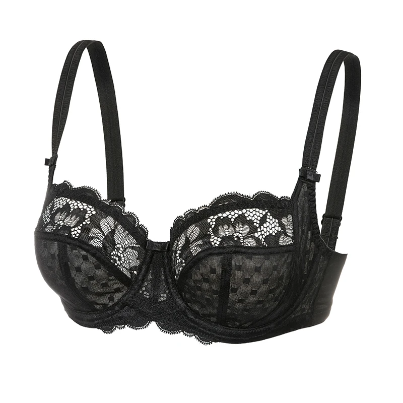 DELIMIRA Для женщин размера плюс полный охват косточках Мягкий Поддержка кружевной