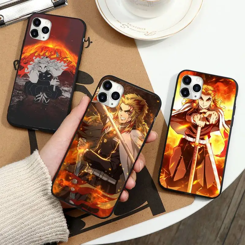 

Kyojuro Rengoku Japan anime Phone Case For iphone 12 11 13 7 8 6 s plus x xs xr pro max mini