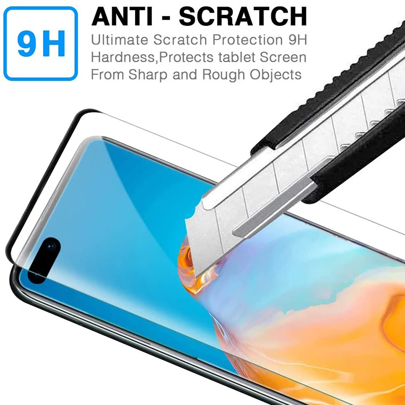 Защитное стекло для экрана P40 Pro Huawei P40pro Plus P 40 40pro закаленное 5G + с объективом