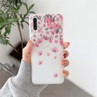 Силиконовый роскошный 3D цветок рельефный чехол для телефона для Xiaomi Mi 9 10 8 Lite cc9 cc9e a3 Lite Mi Note 10 Pro 6x 5x Мягкая термополиуретановая накладка на за...