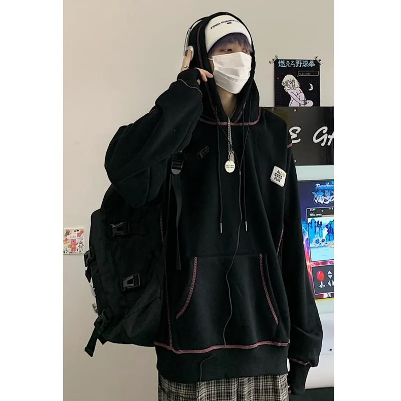 

Men's sweatshirt 2021 spring autumn new slim solid color couple cardigan hoodie casual young men men's thickening plus velvet