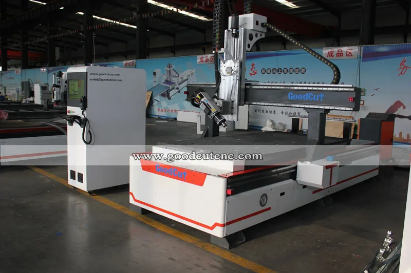 

high speed 1300*2500mm 4axis cnc router with 2.2kw spindle vfd for wood engraving