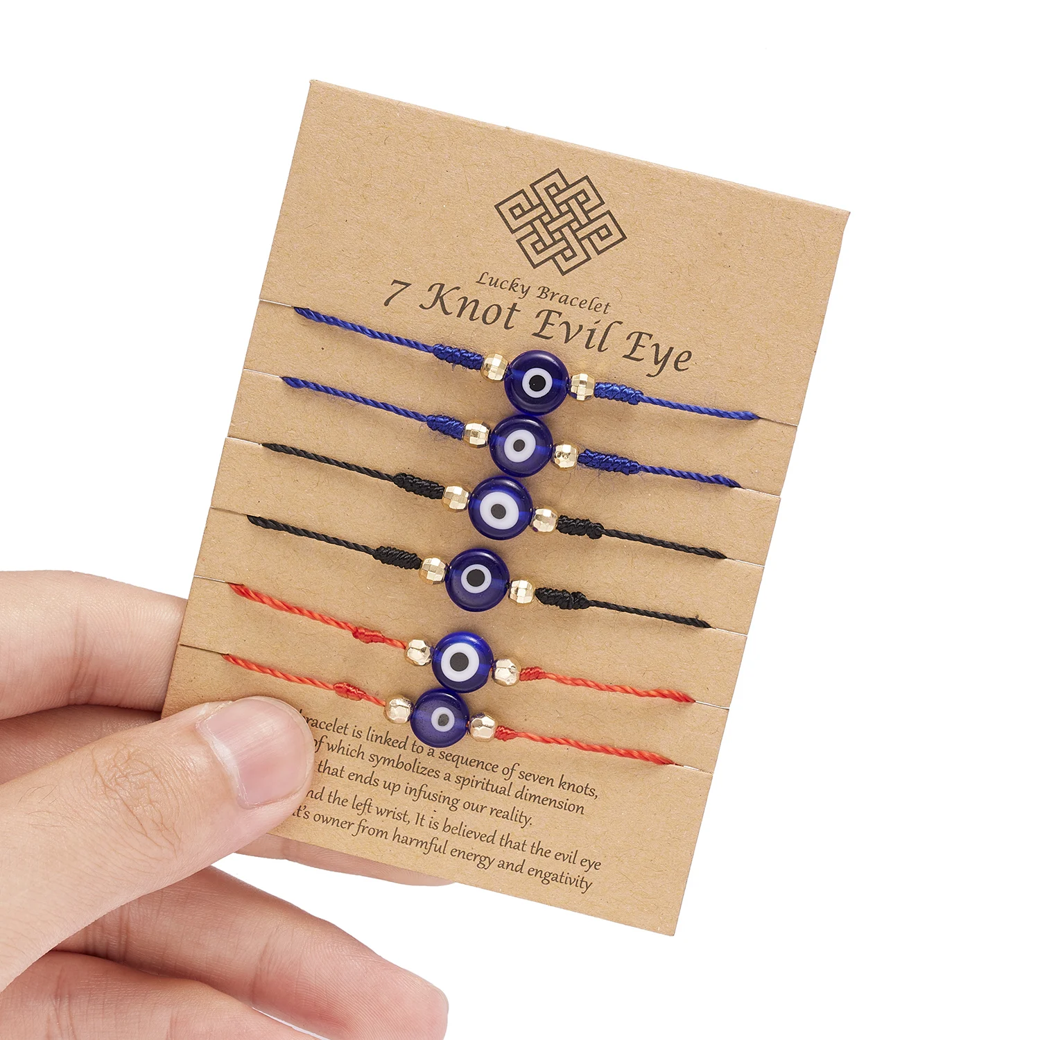 

Eye Adjustable Rope Woven Bracelet Set Jewelry Bangle String Braided Bracelet For Couple Women Men Lovers Lady Girls Boys Gift