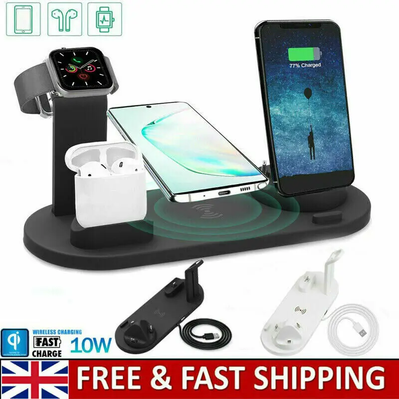 

3 in 1 Charger Station For Apple Watch iPhone Air Pods Dock Stand Fast Charging#50