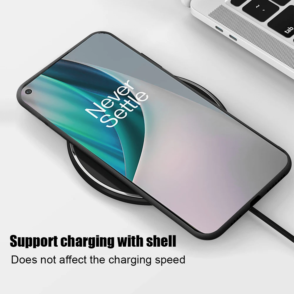 silicone phone case for oneplus nord ce 5g n100 n10 matte protective fundas case for one plus nord ce slim pure black cover caqa free global shipping