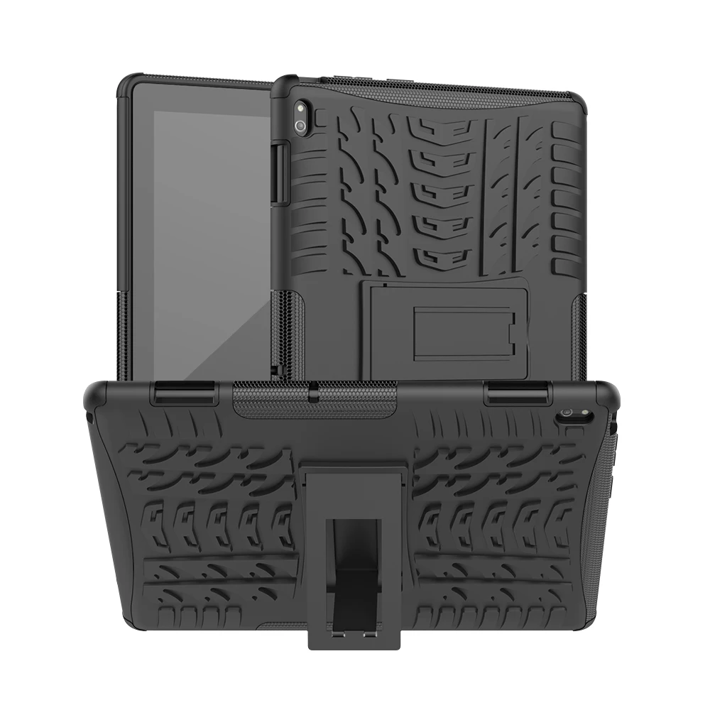 Противоударный чехол для Lenovo Tab E10 TB-X104F детский бронированный с подставкой из ТПУ