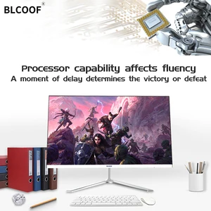 ultra thin all in one computer core i5 home appliances 21 5 inch inch monitor desktop built in wifi suitable for office games free global shippi