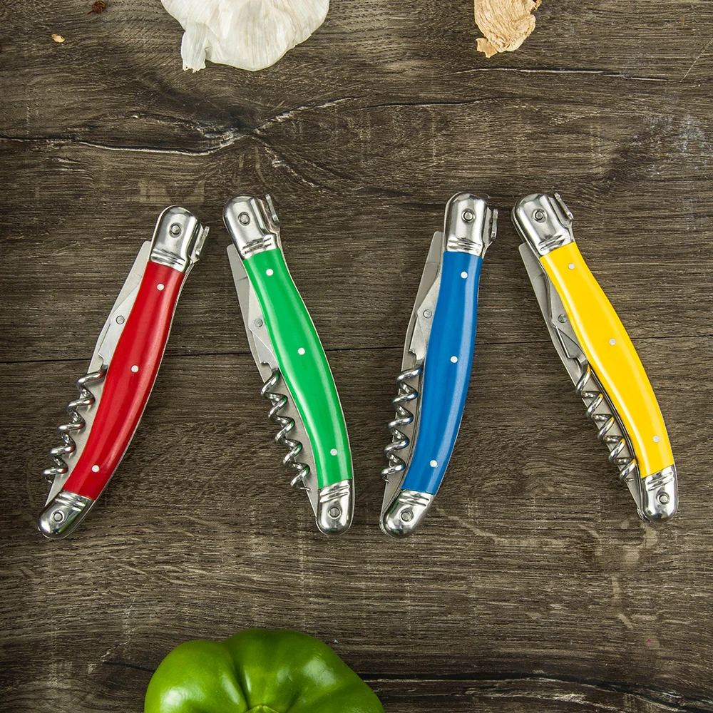 Винтовой штопор из нержавеющей стали 4 шт./компл. складные ножи для стейка